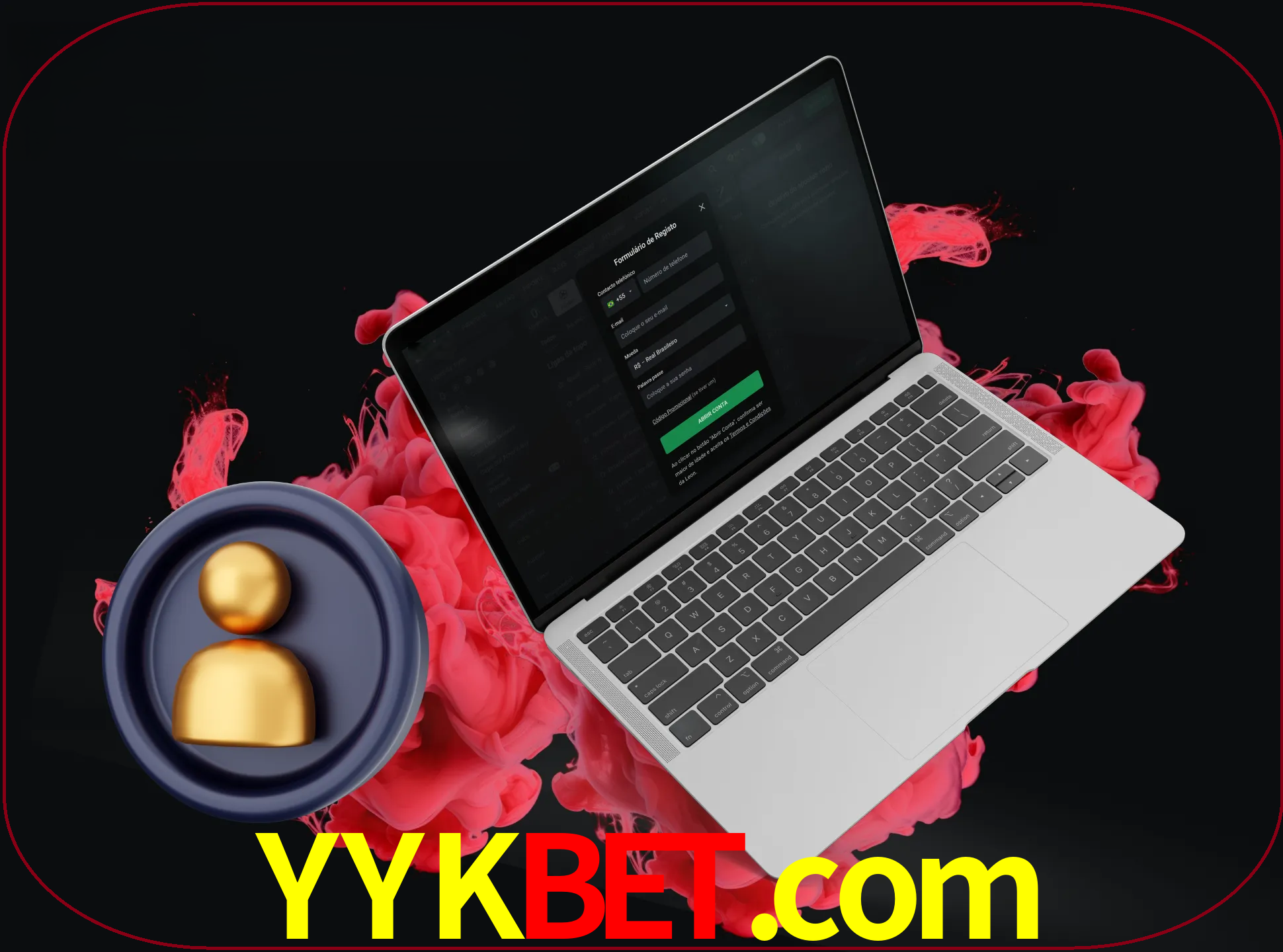 No cabeçalho do site yykbet, clique no botão que o levará a um formulário especial onde terá de introduzir as suas informações actuais.