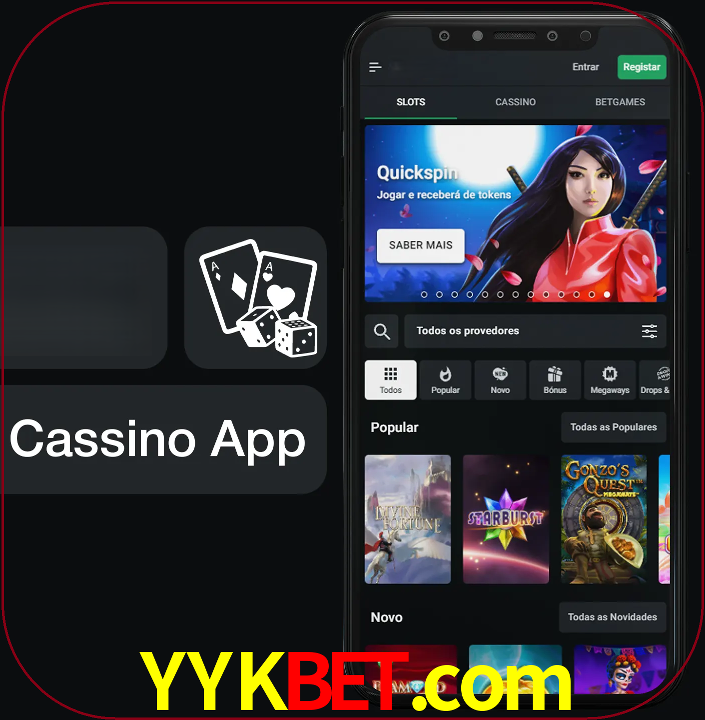 Jogue jogos de cassino e ganhe.